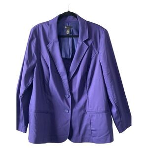 Lane Bryant Purple Blazer Jacket – Size 28 l Poshmark